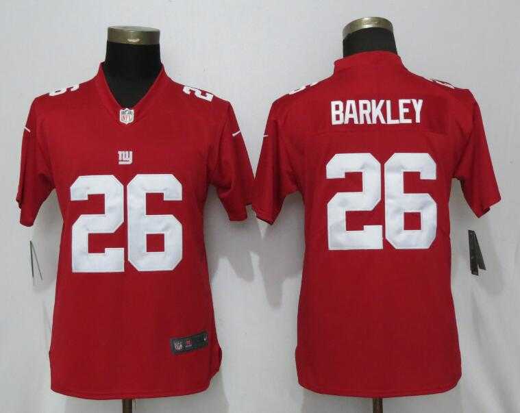 Women Nike Giants 26 Saquon Barkley Red Alternate Vapor Untouchable Limited Jerseys,We sell and wholesale Women Nike Giants 26 Saquon Barkley Red Alternate Vapor Untouchable Limited Jerseys on line form chian!